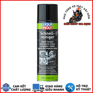 Vệ sinh sên không phốt, thắng đĩa, dầu mỡ LIQUI MOLY RAPID CLEANER 500ml 3318 nhập khẩu Đức