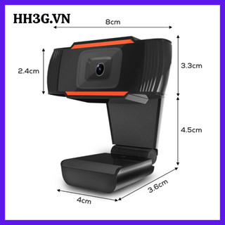 Webcam Máy Tính Có Mic 480P/720P/1080P – Hỗ Trợ Livestream, Học Online – Gắn PC, Laptop