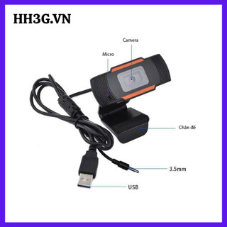 Webcam Máy Tính Có Mic 480P/720P/1080P – Hỗ Trợ Livestream, Học Online – Gắn PC, Laptop