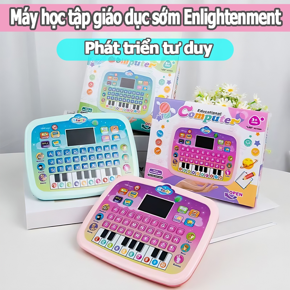 Kids Educational Learning Computer Tablet Learning Toys Baby Character Early Learning Machine Toy