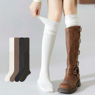 Tất vớ dài qua đầu gối/ tất phối boot dệt kim lolita nhật bản