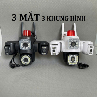 [Hàng Mới Về] Camera Yoosee Ngoài Trời 3 Mắt 3 Khung Hình Xoay Độc Lập 4 Chiều - Hình Ảnh FHD Sắc Nét Đàm Thoại 2 Chiều