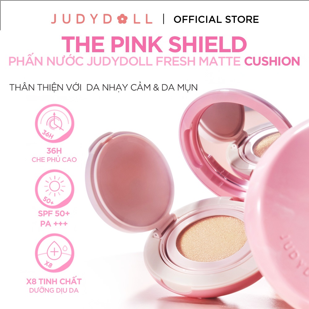 (KOL) Phấn Nước JUDYDOLL Fresh Matte Cushion 12.5g | BigBuy360 - bigbuy360.vn