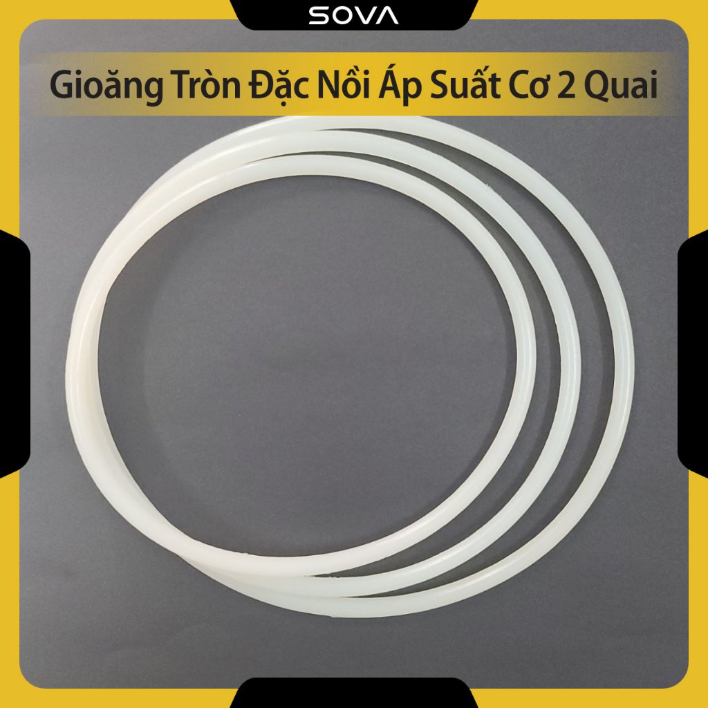 Gioăng tròn đặc nồi áp suất 2 quai gas Supor, Sunhouse | Phụ kiện thay thế