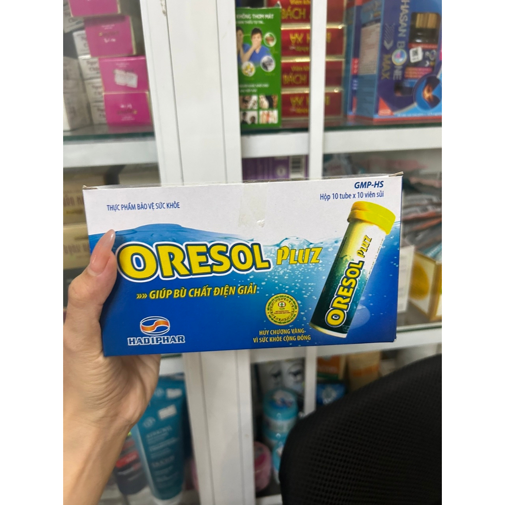 Viên sủi oresol globe - ống 10 viên- bù điện giải, tránh mất nước