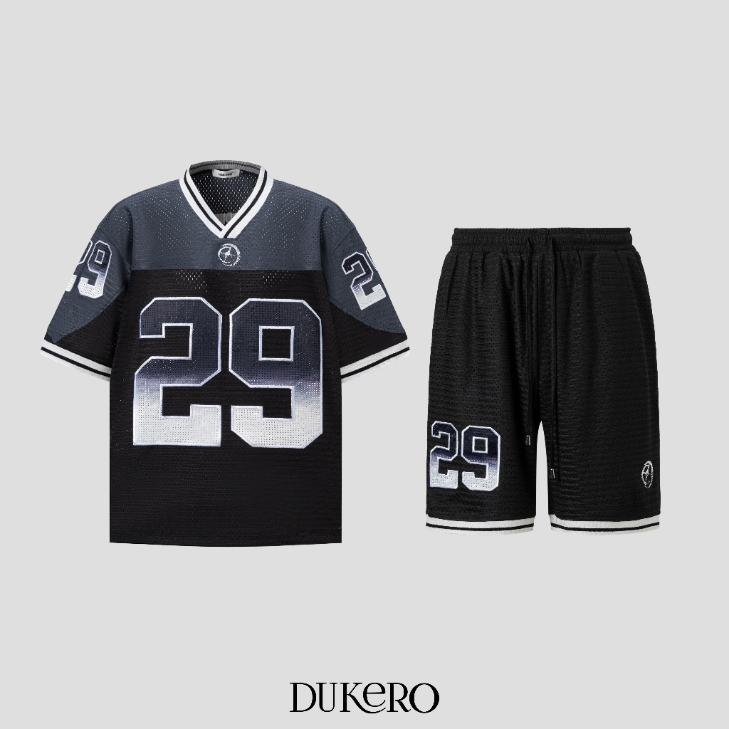 Quần áo nam Jersey 29 chất liệu mesh thoáng khí Dukero phong cách thể thao cao cấp