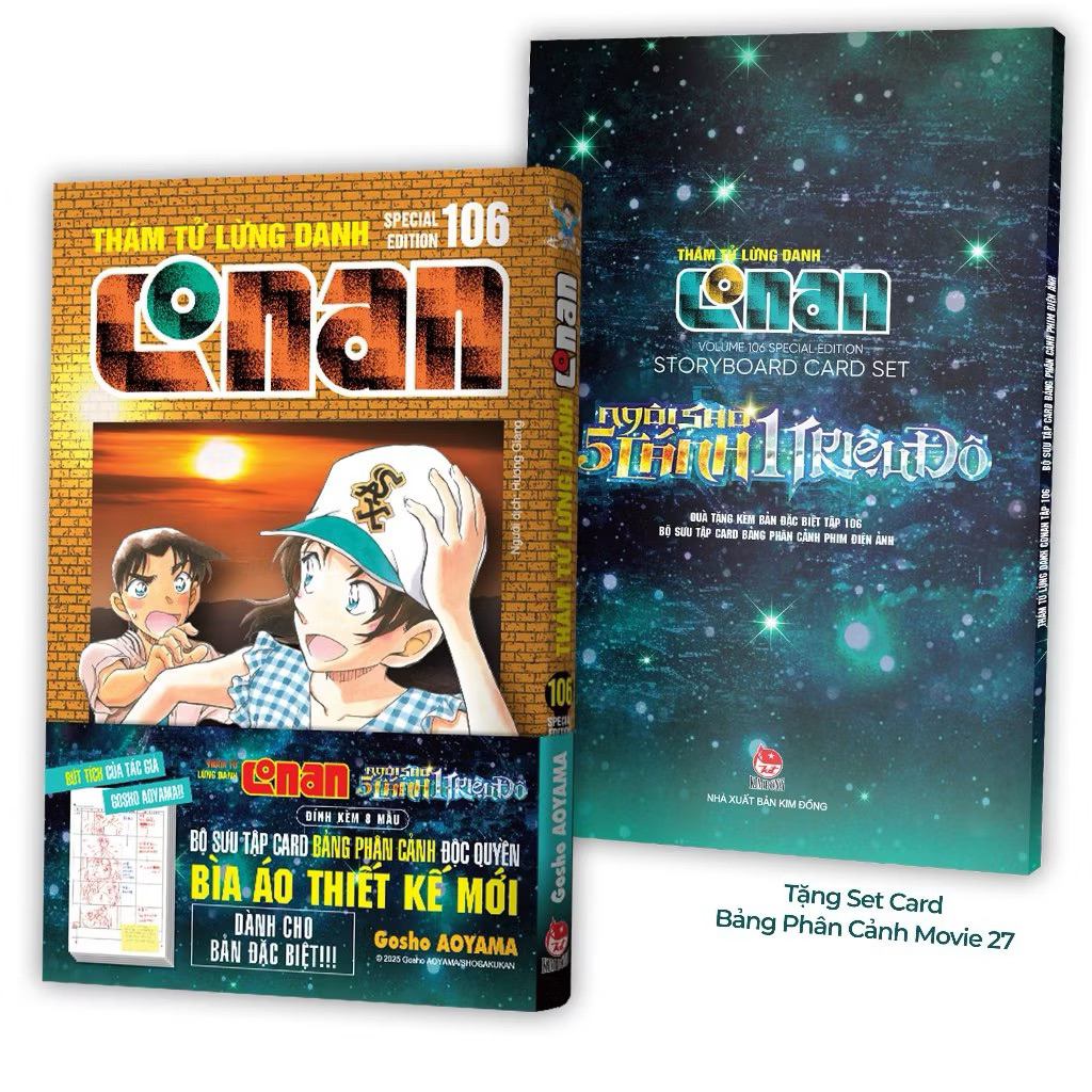 Truyện Tranh | Thám tử lừng danh Conan - Tập 101 102 103 104 105 106 - Booklet Dư ảnh độc nhãn