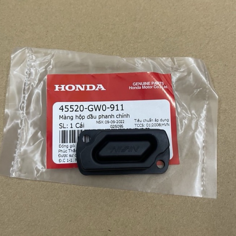 Màng Cao Su Hộp Dầu Phanh Thắng Future, Wave 125i Thái Và Nhiều Dòng Xe Honda Khác 45520-GW0-911 Chí