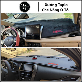 Thảm taplo TOYOTA VIOS 2004 - 2025, thảm taplo che nắng da carbon, da vân gỗ, nhung cừu cao cấp, chuẩn form