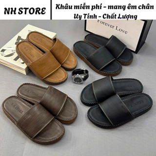  Dép Nam Doctor Quai Ngan Da mềm Đế khía.size 37–>44.Quai và Nền Cùng Tông Màu Sang Trọng. Khâu chỉ chắc chắn Full Đế 