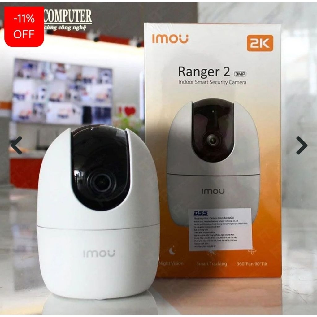 Thanh Lý sản phẩm Camera imou Ranger 2 3MP (2K) Hàng Trưng Bày Mới 100%