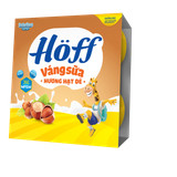 Váng sữa trẻ em Hoff Vị Vani,Hạt dẻ,Hạt óc chó,Sữa Non (Vỉ 4 hộp/220g)