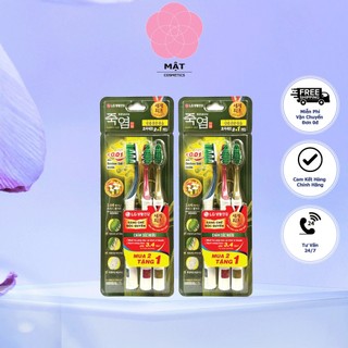  Combo 2 bộ bàn Chải Đánh Răng muối tre Bamboo Salt In Mom dành riêng cho nướu mua 2 tặng 1 