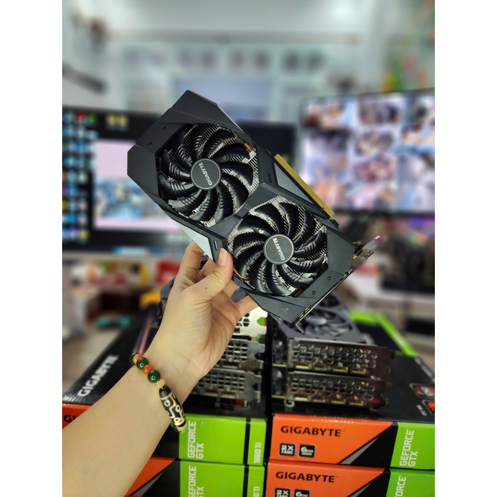 [DK COMPUTER] VGA Gigabyte GeForce GTX 1660 Ti|S OC 6G (GV-N166TOC-6GD) FULL BOX