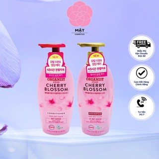  Combo dầu gội và kem xả nuôi dưỡng tóc Organist Hoa Anh Đào 500ml 