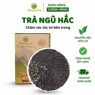  Trà ngũ hắc Camifarm hỗ trợ mọc tóc nhanh chắc khỏe giảm gãy rụng tóc giúp tóc bền màu 