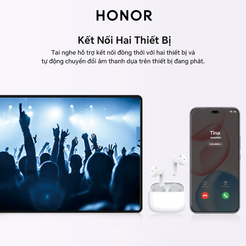 Tai Nghe Bluetooth Honor Choice Earbuds X7e Active | Thời lượng pin lên đến 38 giờ | Kháng bụi và nước IP54 | BigBuy360 - bigbuy360.vn