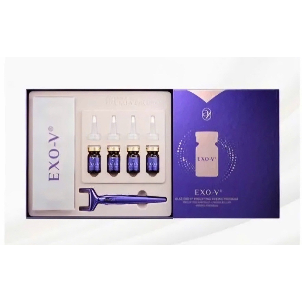 Set thanh lăn HA + tinh chất EXO-V ID Placosmetics EXO-V Prolifting 1 week ampoule roller set