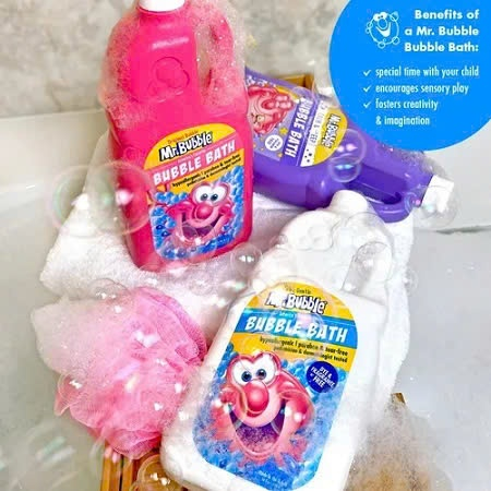 Sữa tắm bồn tạo bọt Mr. Bubble Original Bubble Bath, Bubble Gum Fragrance 36Oz 1060ml [ Nhập Mỹ]