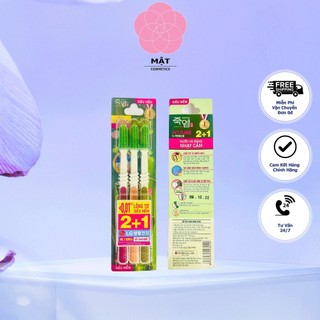  Bàn chải đánh răng Perioe Anti Plaque Hàn Quốc lông tơ siêu mềm vỉ 2 tặng 1 