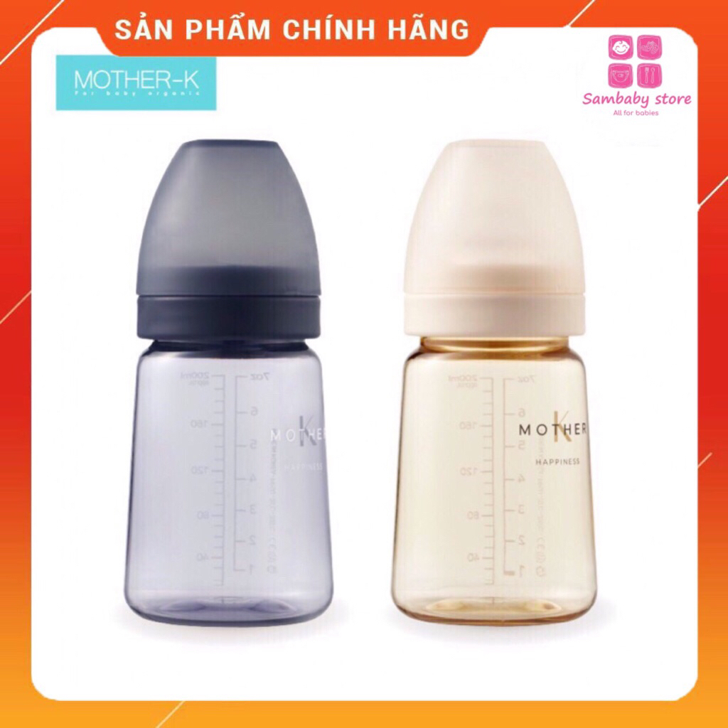 Bình Sữa PPSU Mother -k Nhập Khẩu Hàn Quốc 180/280ml