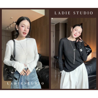 Áo thun giấy tay dài cơ bản Felie Top, AO55, Ladie Studio