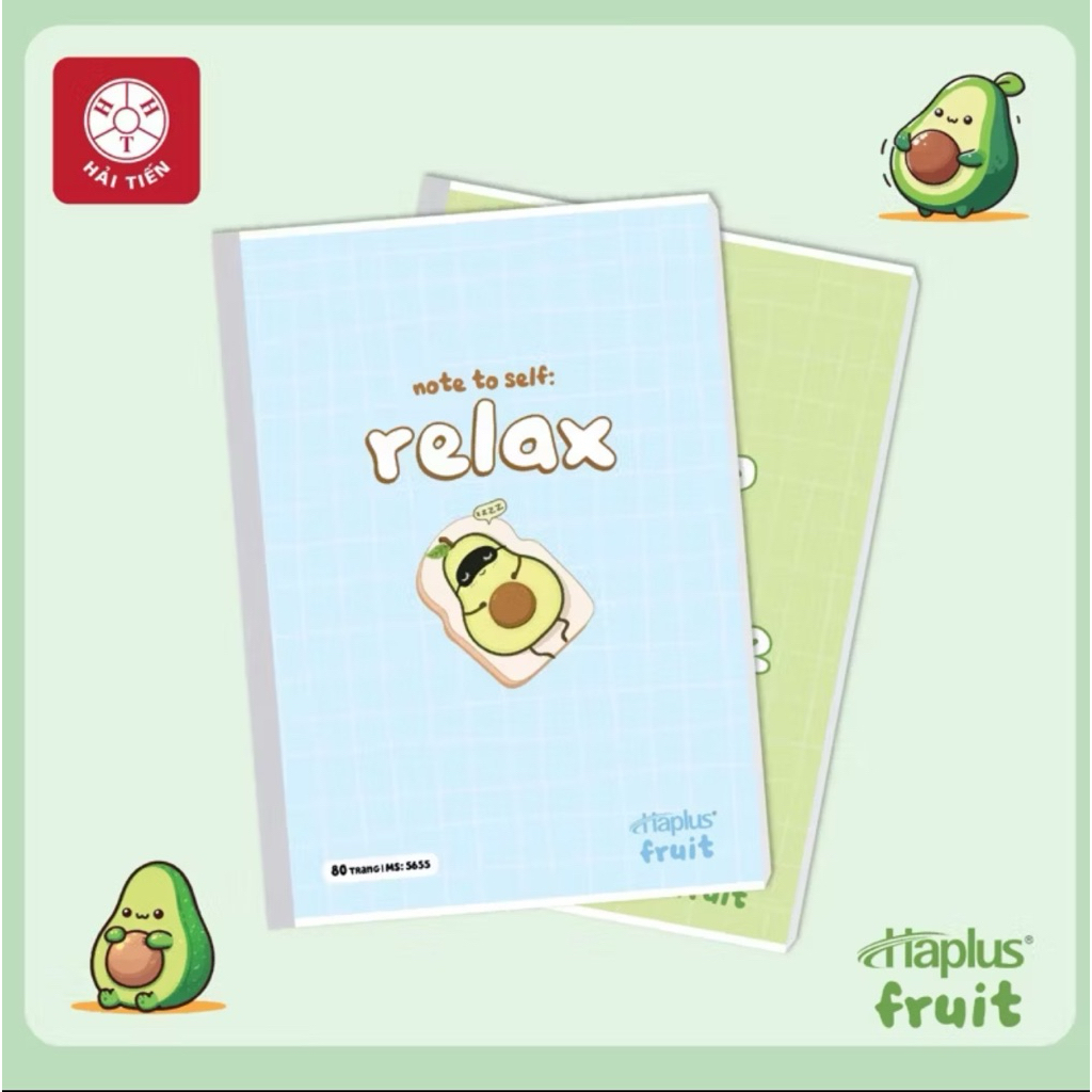 Vở kẻ ngang Haplush 120 trang B5 Hải Tiến