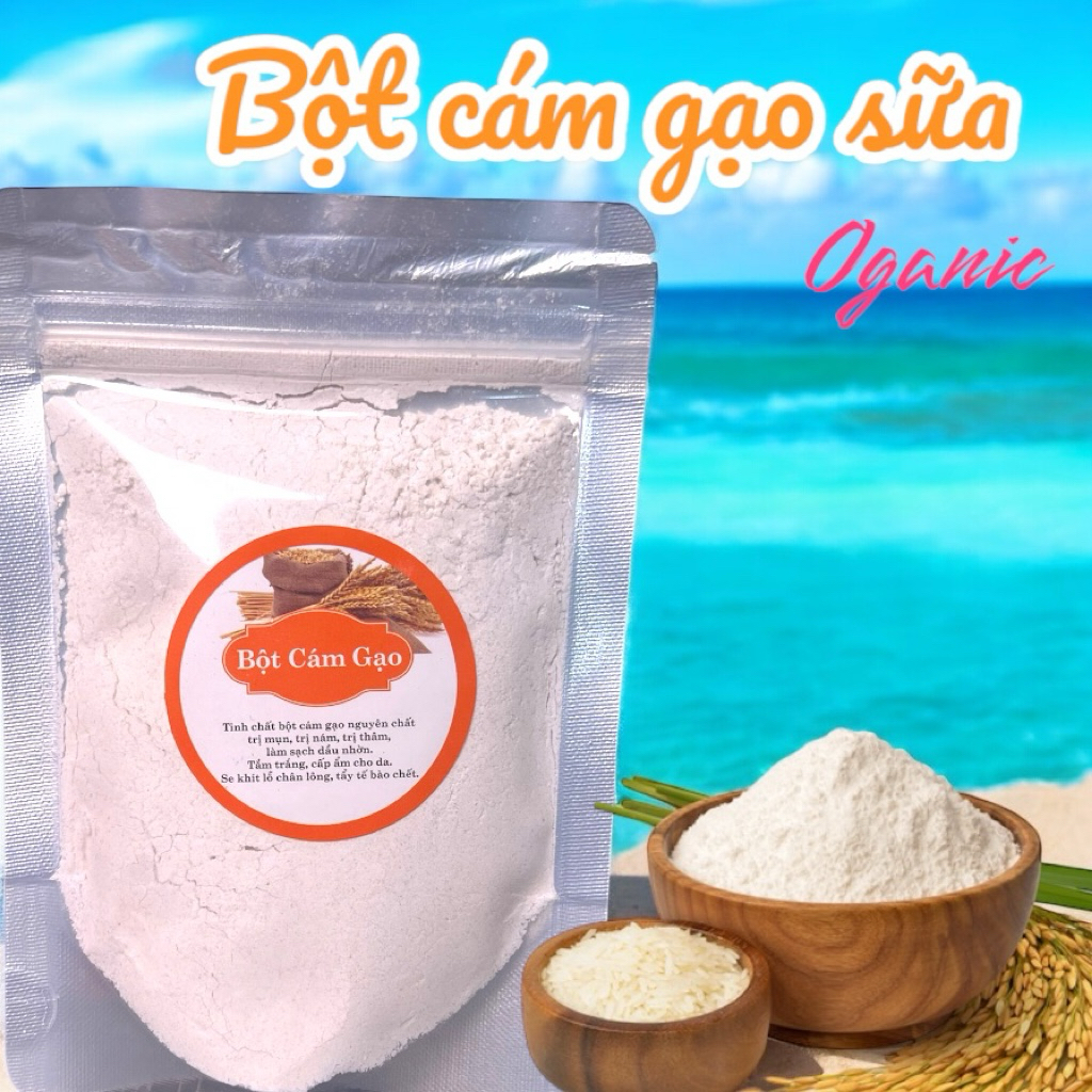 Bột Cám Gạo Sữa Dưỡng Da  Hanmade 100gr