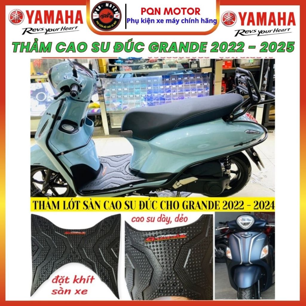 Thảm Cao Su Đúc Grande 2022–2025 – Thảm Để Chân Nozza Grande Cao Cấp – Chống Trượt – Dễ Vệ Sinh