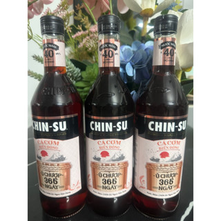 Chai Mắm Cá Cơm Biển Đông Chin-Su Ủ Ướp 365 Ngày ( Chai Thuỷ Tinh 700ml )