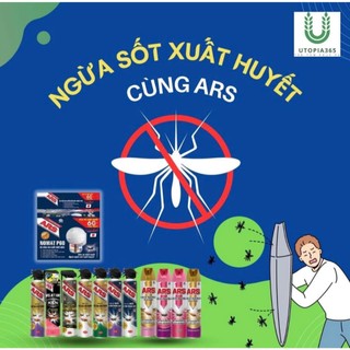 Bình xịt côn trùng cực mạnh ARS không mùi và có hương chai 600ml gold / Pink