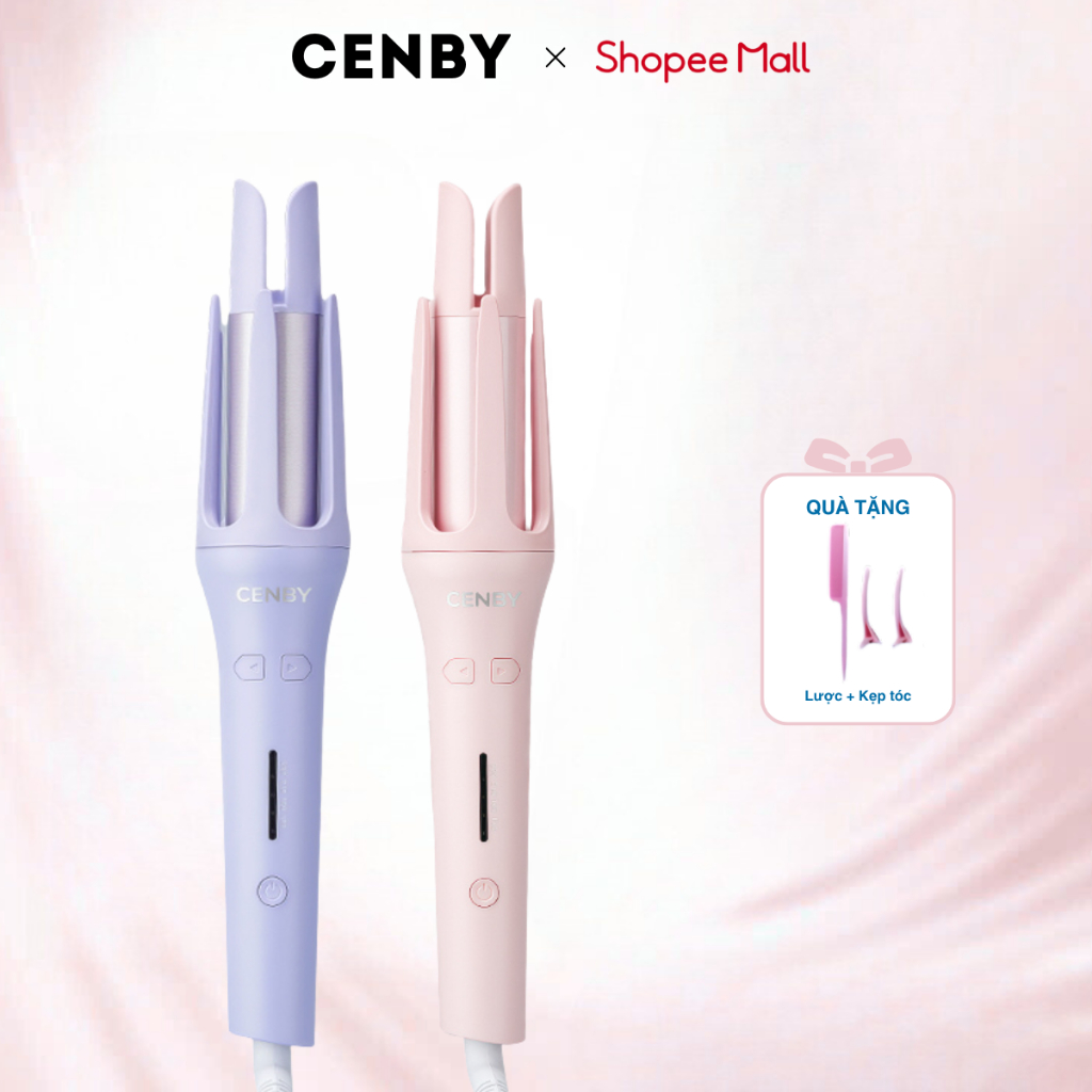  Máy uốn tóc tự động CENBY phủ lớp gốm sứ bảo vệ tóc trục uốn 32mm - Bảo hành 12 tháng 