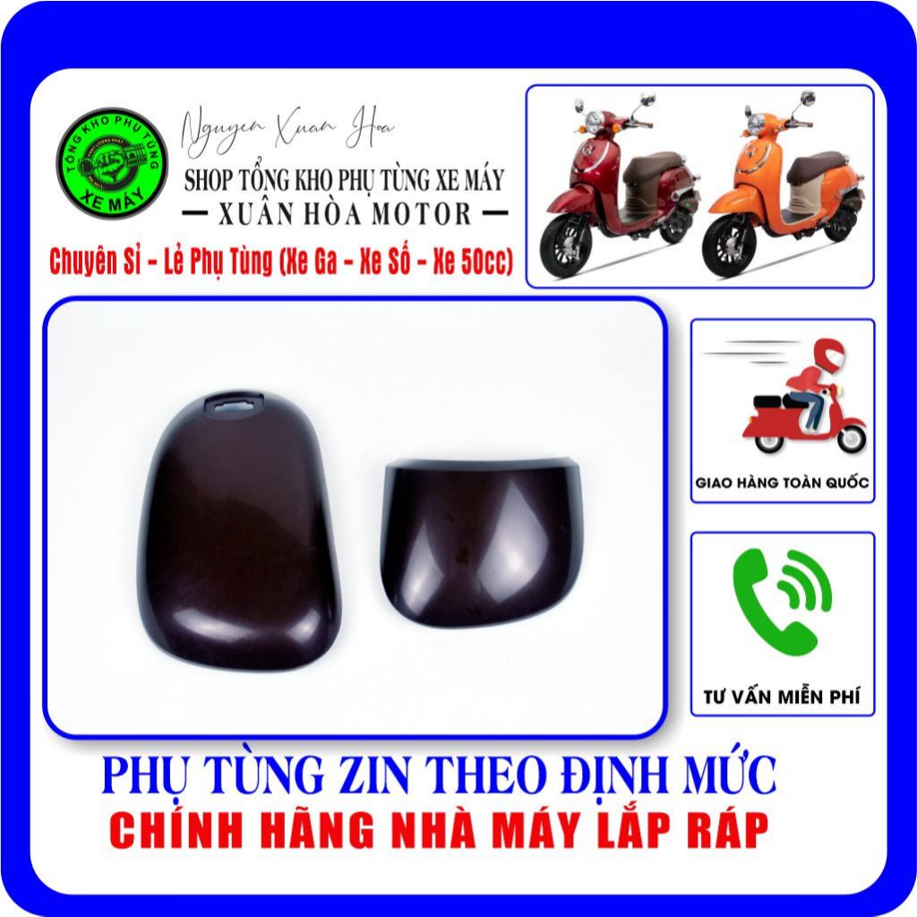 Nắp Cốp yếm trước Hyosung HSV2 - 50cc/ Vino/ Giorno 2023 (Chất liệu nhựa PP cao cấp, chính hãng nhà 