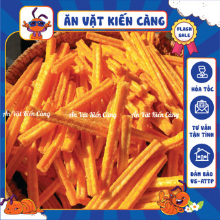 Snack Que Phô Mai Ngó Sen, Bim bim khoai tây ngó sen lắc phô mai thơm ngon, Đồ ăn vặt