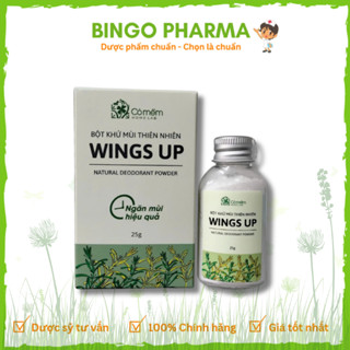  Bột khử mùi Wings Up chứa phèn chua khử mùi hôi chân hôi nách giày giảm tiết mồ hôi hôi 25g 