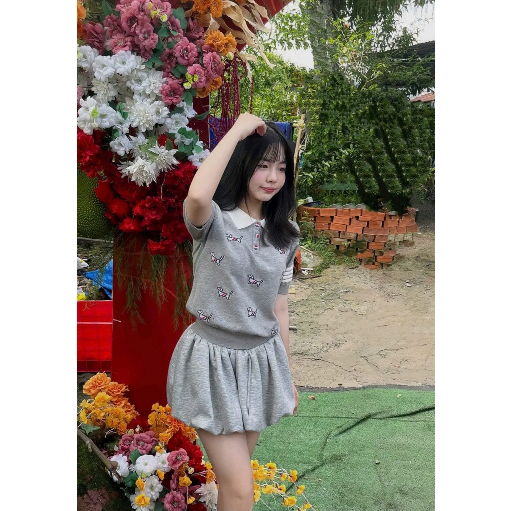 Chân Váy Bí Ngắn Cạp Bản To Có Dây Rút Trẻ Trung Năng Động D01 | BigBuy360 - bigbuy360.vn