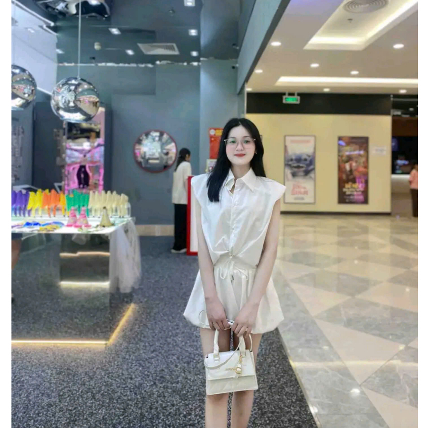 Chân Váy Bí Ngắn Cạp Bản To Có Dây Rút Trẻ Trung Năng Động D01 | BigBuy360 - bigbuy360.vn