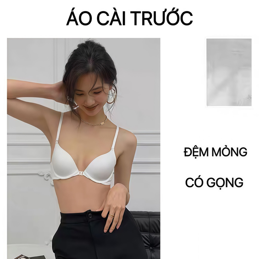 Áo lót nâng ngực cài trước có gọng đệm nhẹ AL9111