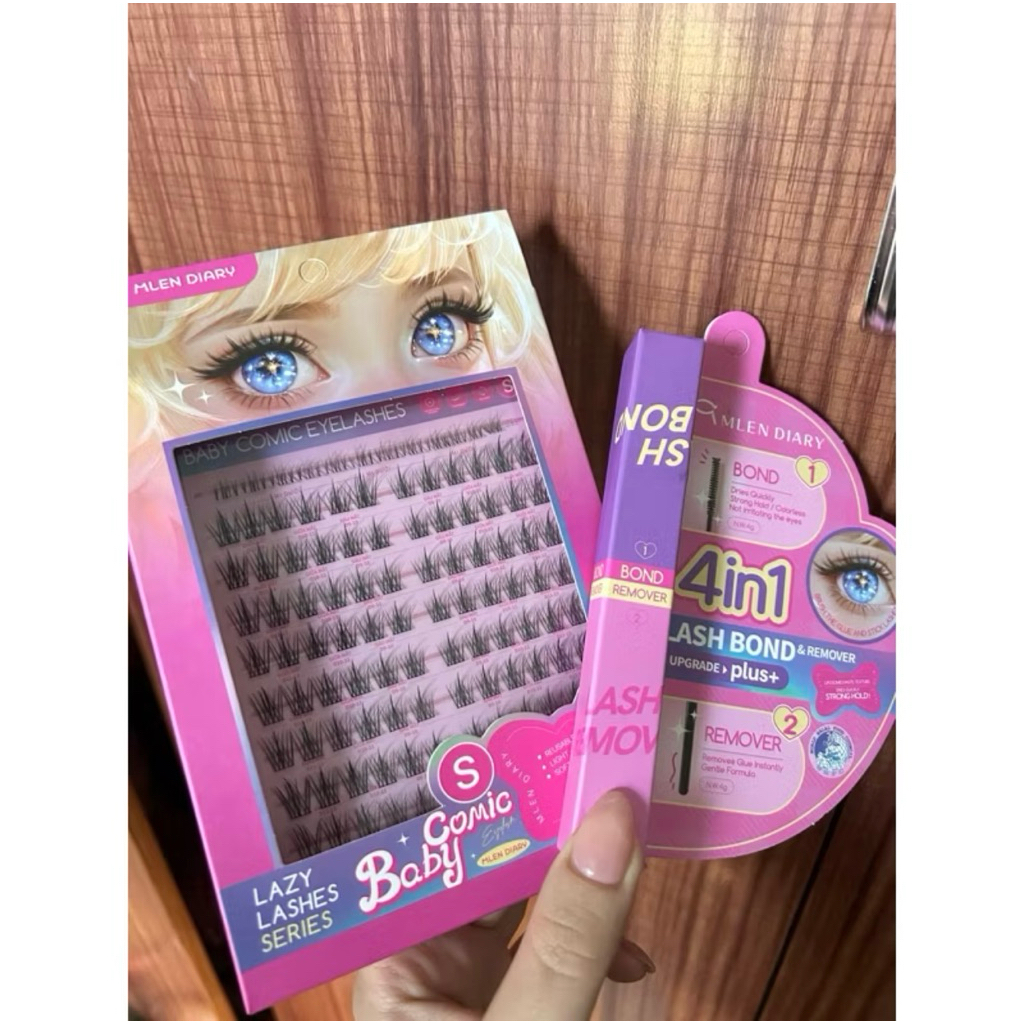 Pass combo lông mi giả mlen diary + keo 2 đầu