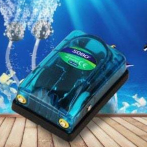 Máy sủi khí oxy Sobo SB-348A – sủi khí 2 vòi, chạy êm, tiết kiệm điện, cung cấp oxy cho hồ cá cảnh