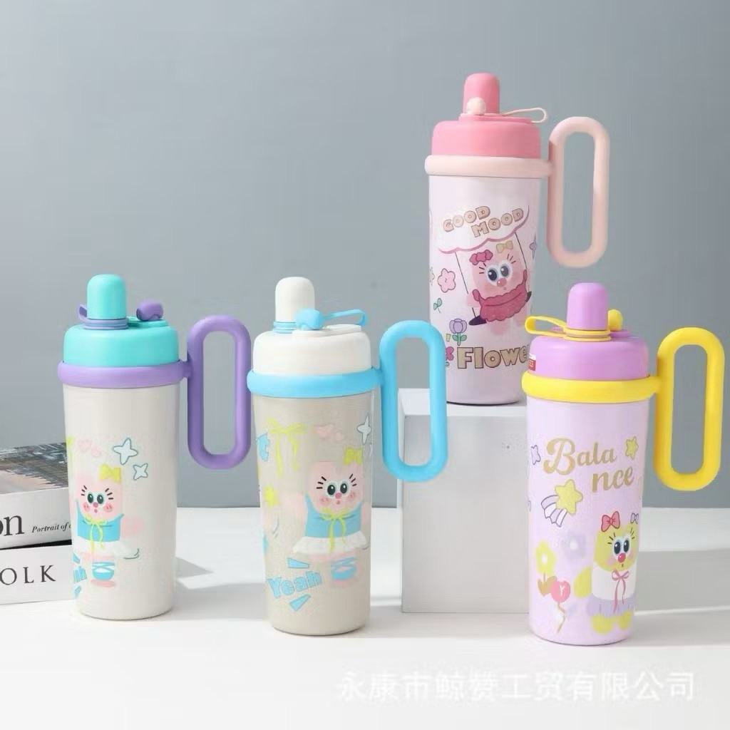 Bình nước inox giữ nhiệt GOOD MOoD 💖 tay cầm