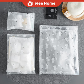Set túi zip đựng đồ có khoá Wee Home - đựng quần áo, mỹ phẩm, đồ đi sinh cho bé