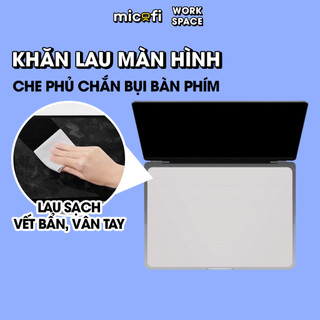  Khăn Lau Màn Hình Laptop Micofi Khăn Lau Kính Điện Thoại Lens Máy Ảnh Đa Năng Lót Che Phủ Bàn Phím Mac Microfiber 