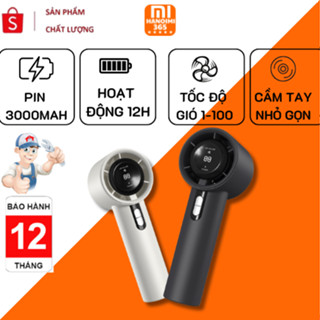 Quạt Cầm Tay MI LIFE WX-638, Quạt Mini Turbo 100 Cấp Gió, Quạt Sạc Pin Tích Điện Cầm Tay Đa Năng Siêu Mạnh