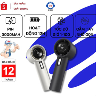  Quạt Cầm Tay Xiaomi WX-638 – Quạt Mini Tích Điện Turbo 100 Cấp Gió Nhỏ Gọn Siêu Mát Dùng Pin Lâu 
