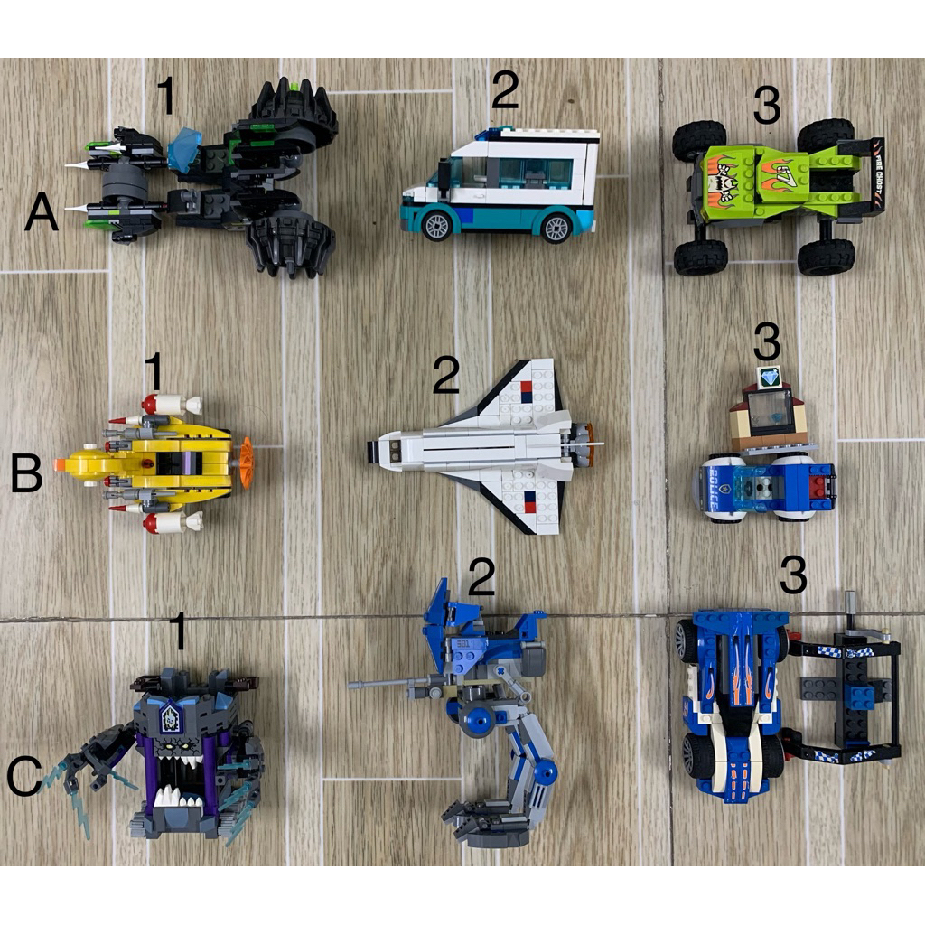 Đồ chơi lắp ráp mô hình city, star wars, nexo knights, batman, space hàng chính hãng