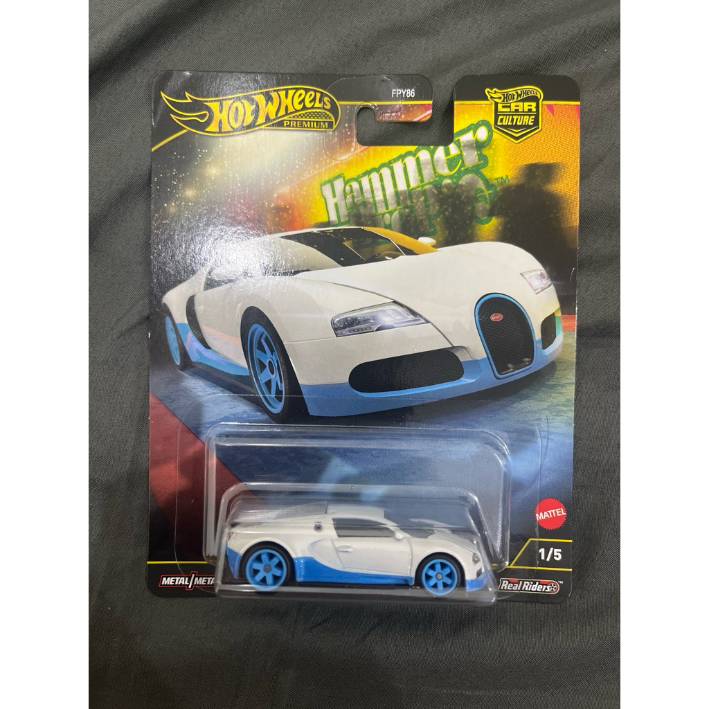 Mô hình ô tô 1:64 Hotwheels chính hãng (bugatti veyron, porsche 911 gt3 rs v.v)