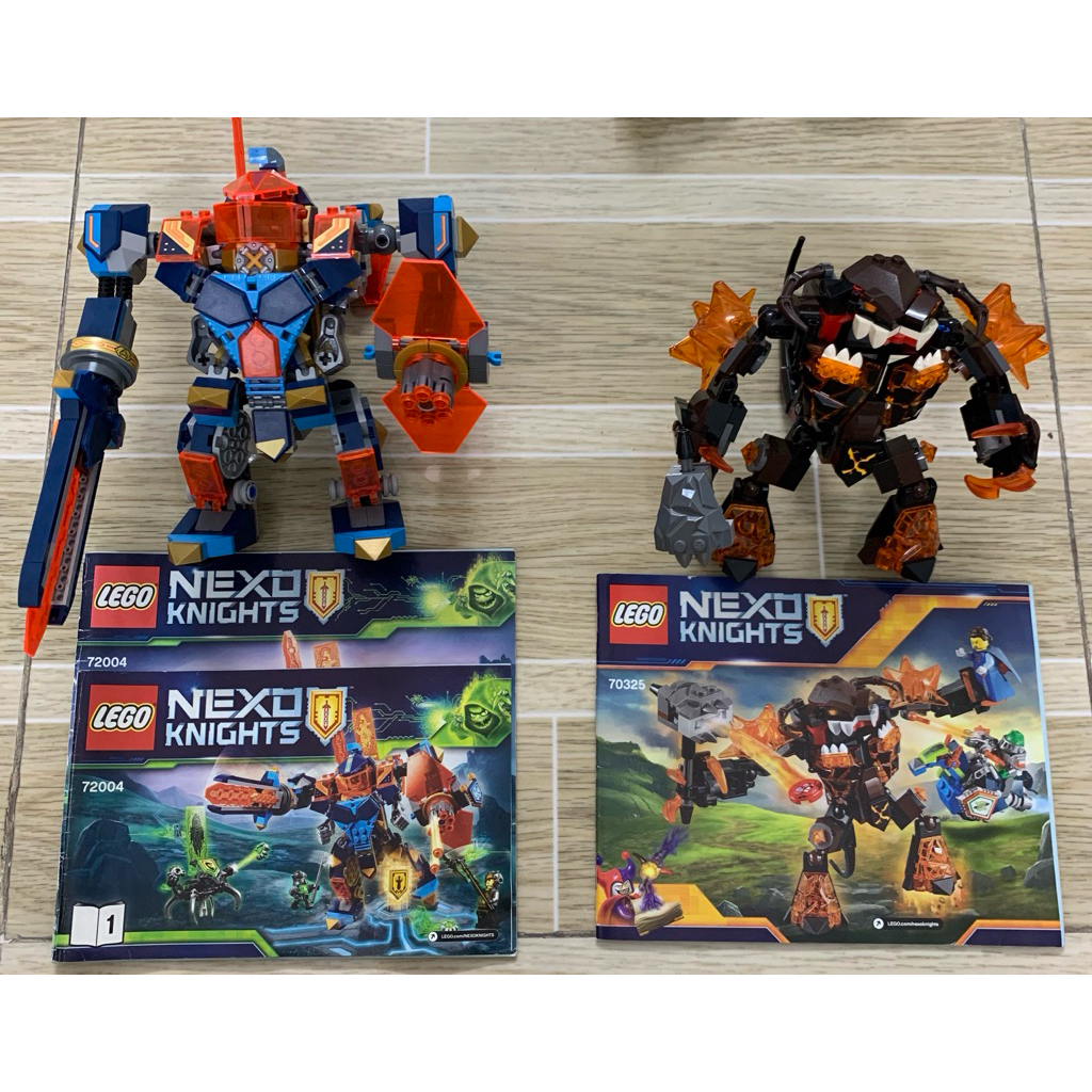 Đồ chơi lắp ráp mô hình Nexo knights 72004 và 70325 robot chiến đấu quái vật hàng chính hãng