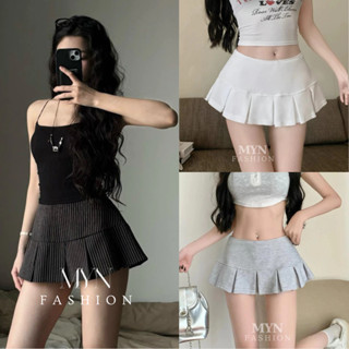 Chân váy xếp ly dáng ngắn, chân váy ngắn xếp ly to Y2K chất liệu da cá hàng loại đẹp mềm mịn tôn dáng sang chảnh
