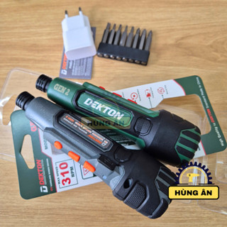 Máy vặt vít mini cầm tay dùng pin Dekton DK-CV0501-CV0402 Gen 2/Lực siết 5N.m/Cổng sạc TypyC/Đèn pin